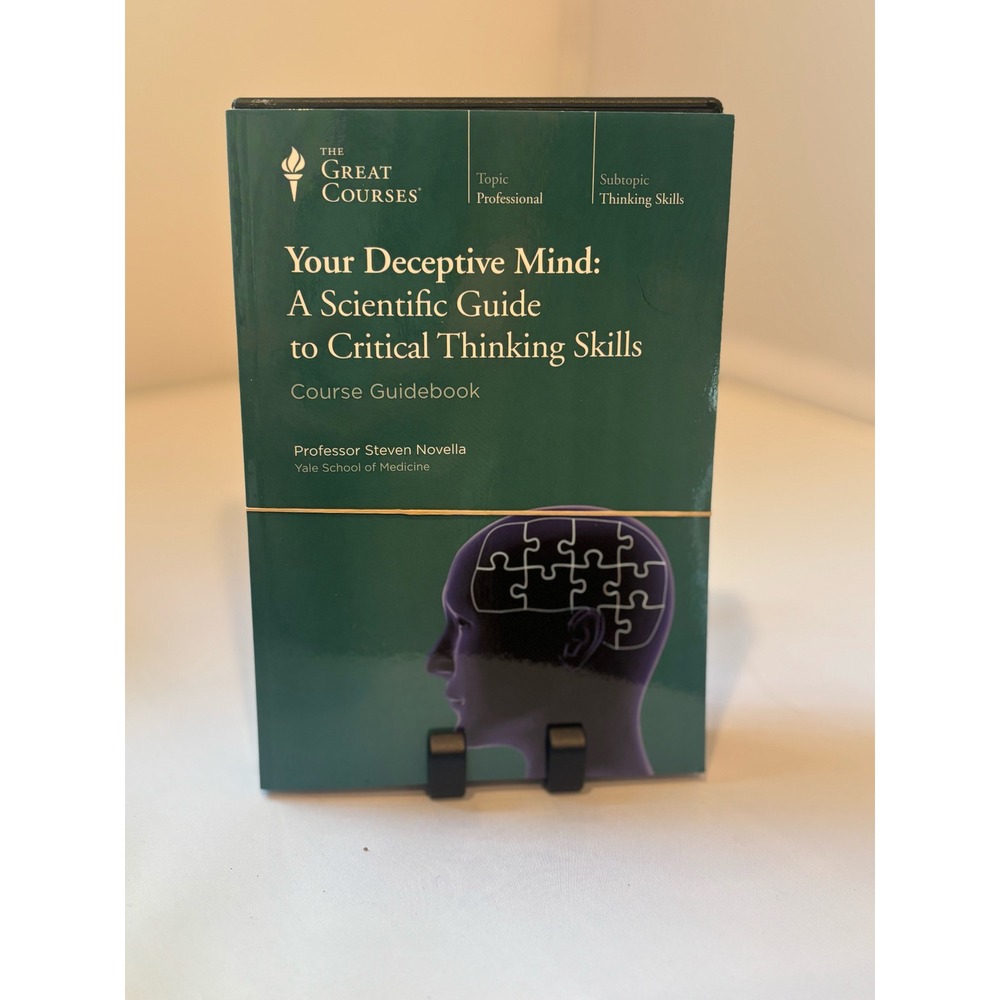 The Great Courses Your Deceptive Mind Critical Thinking Skills DVD Guidebook Set